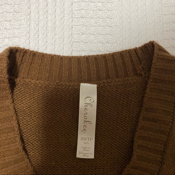 Leopard Brown Cherokee Girl 4/5T Cardigan Jacket - Picture 2 of 6